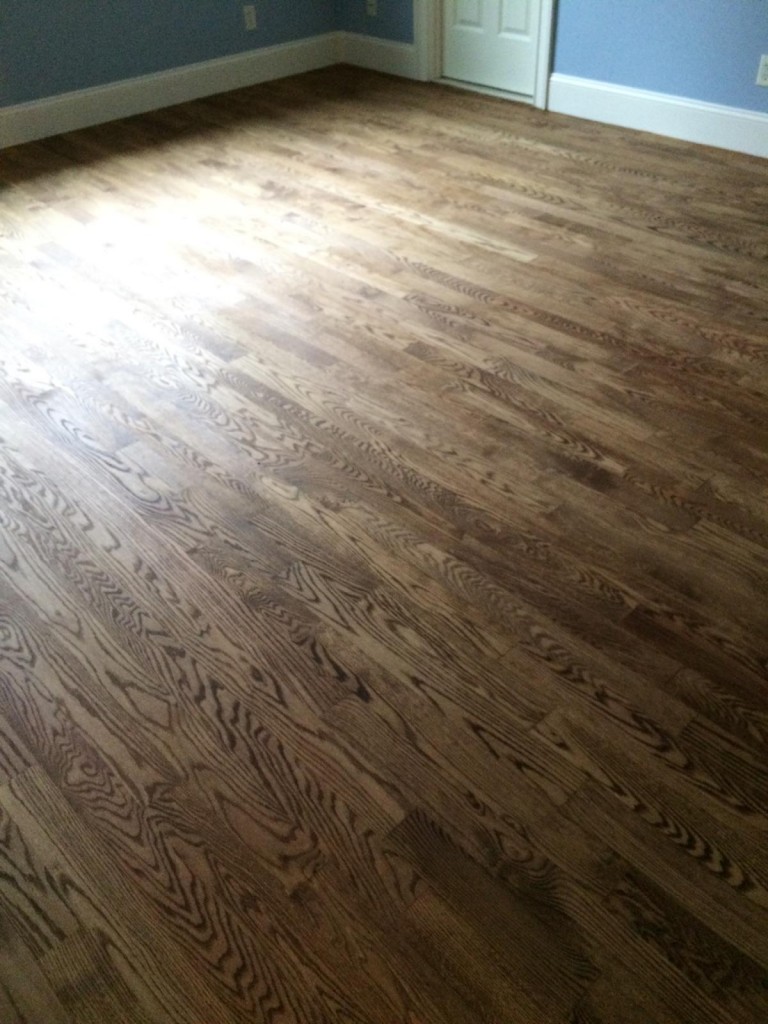 Resanding Red Oak Floors in Westboro, MA Central Mass