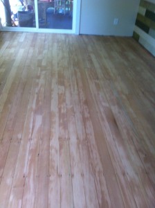 hardwood floors to be refinished