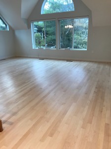 Maple Flooring with Water Base Finish