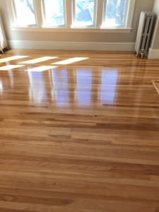 Old Maple Flooring With Maple Base Finish