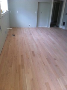 hardwood flooring in newly renovated home