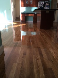 white oak kitchen floor