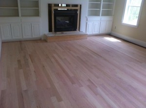 red oak hardwood floors before stain