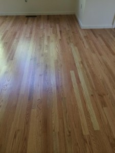 water damage repair on wood floors