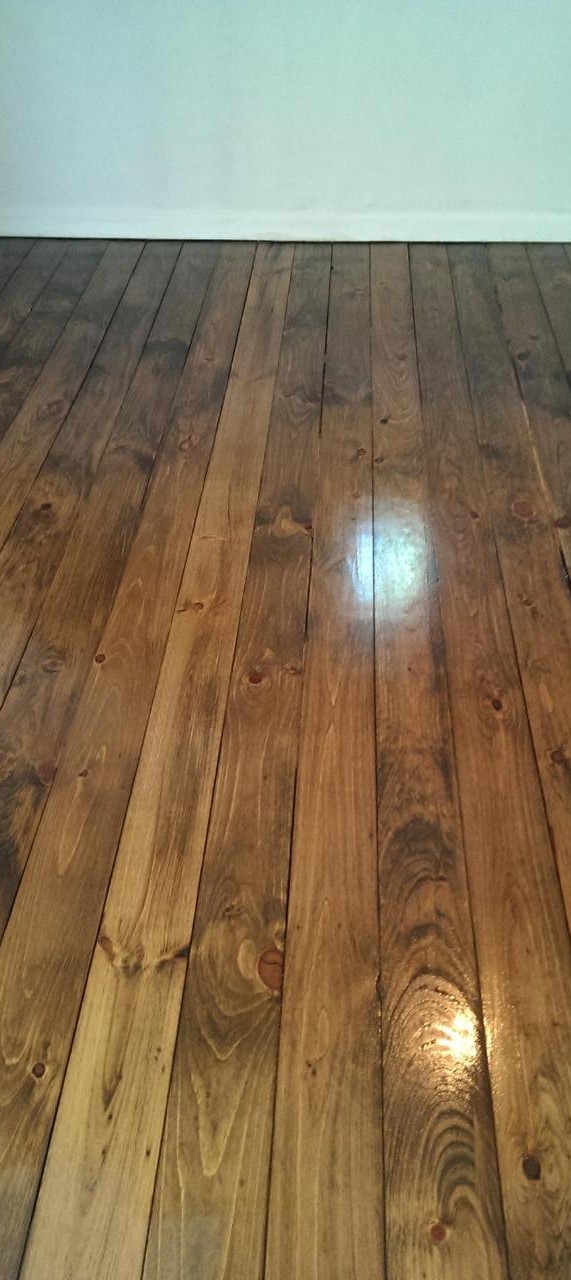 shiney hardwood floors