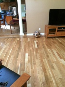 hardwood floors in living room