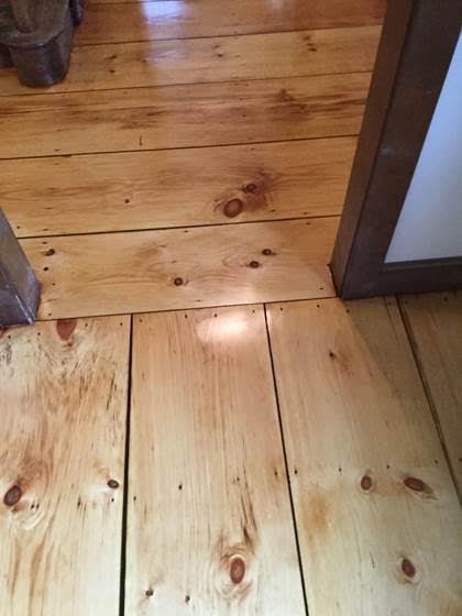 Before After Eastern White Pine Hardwood Floors Central Mass