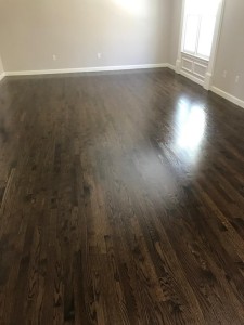 red oak hardwood floors with jacobean stain