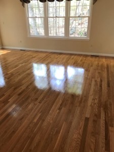 white oak hardwood flooring refinished