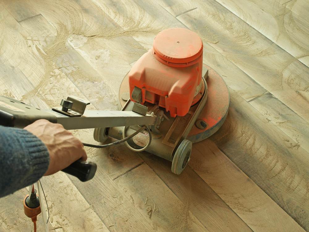 hardwood floor refinisher