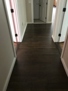 2-inch white oak flooring sanded with Jacobean stain and finished with Bona Traffic (3)