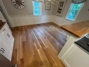 7' White Oak Flooring Finished With Miracle Oil