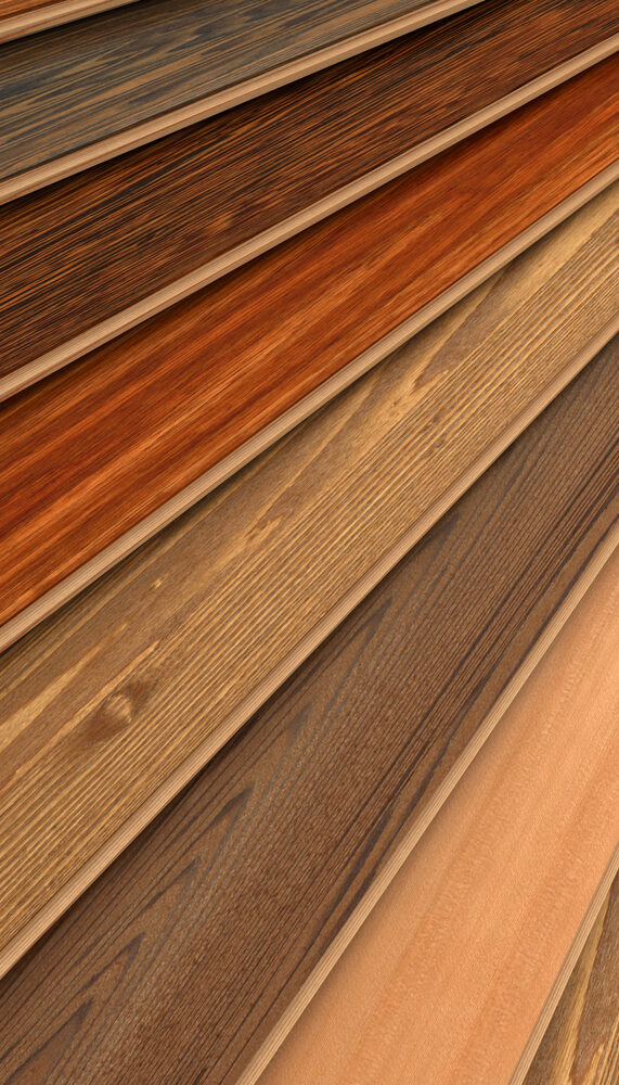 different types of hardwood