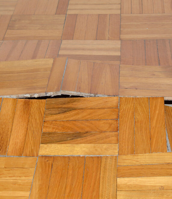 damaged hardwood floors