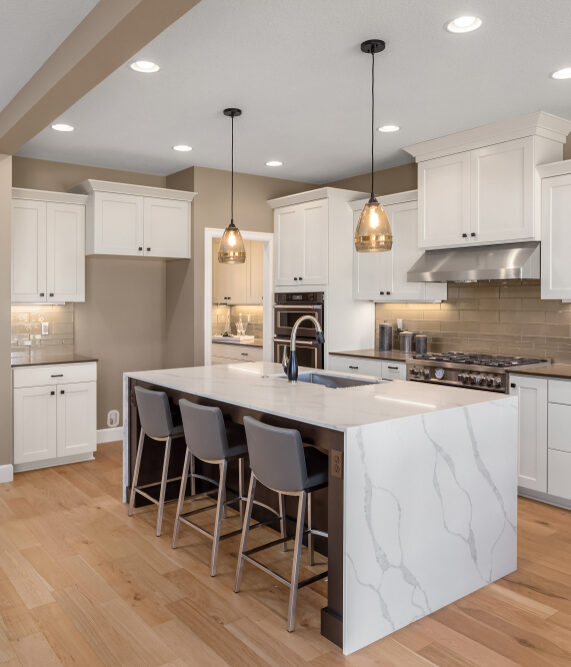hardwood flooring in the kitchen
