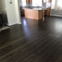2-inch white oak flooring sanded with Jacobean stain and finished with Bona Traffic (2)