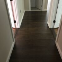 2-inch white oak flooring sanded with Jacobean stain and finished with Bona Traffic (3)