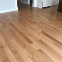 4-inch red oak satin