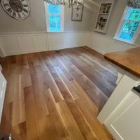 7' White Oak Flooring Finished With Miracle Oil