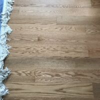 Red oak with early american stain