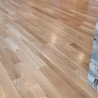 White Oak Refinished With Bona Classic Seal and Bona Traffic Semi Gloss