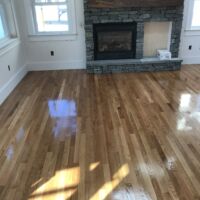 White oak flooring with Oil Based Finished